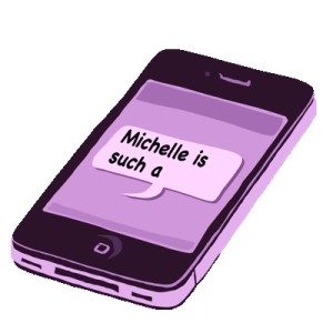 phone-texting - purple